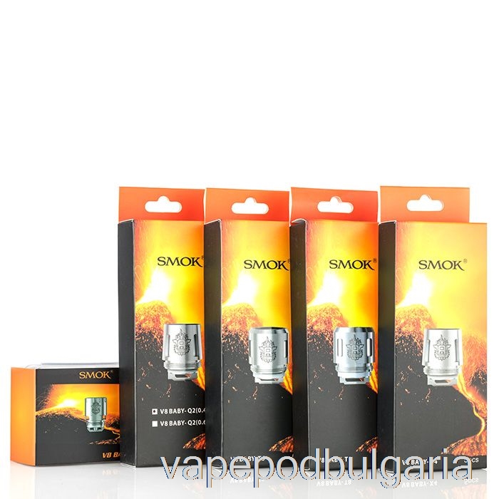 Vape 10000 Дръпки Smok Tfv8 Baby Replacement Coils 0.15ohm V8 Baby-m2 Dual Core